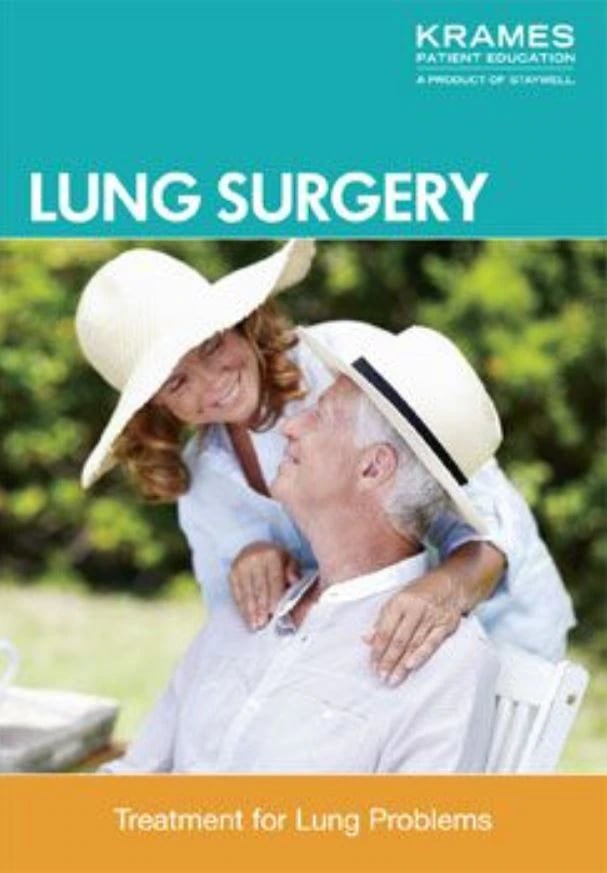 Krames Communications Lung Surgery Booklet, 16 Pages, English, Paperback