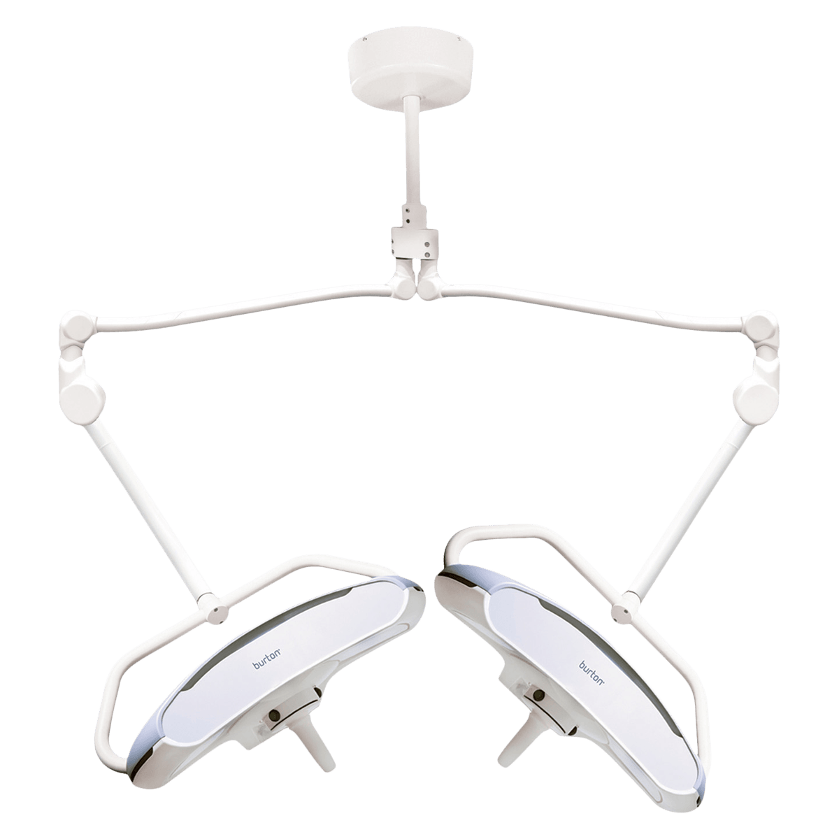 Burton Medical AIM HI LED Exam Light, 70,000 Lux, Dual Ceiling Mount, AIMHI70
