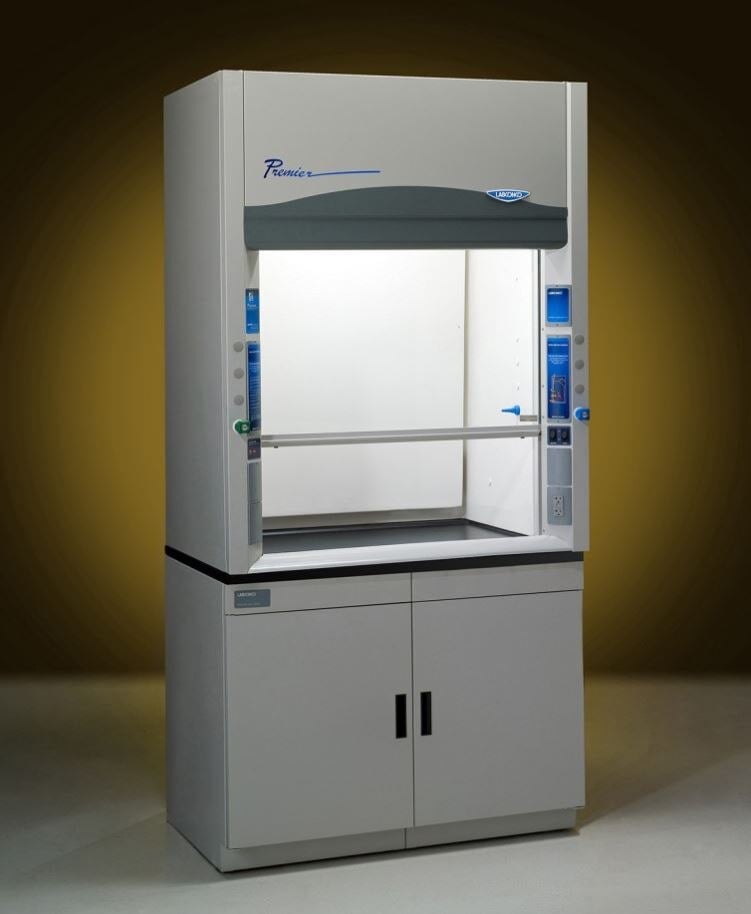 Labconco Laboratory Fume Hood with Exhaust Blower, 4 ft, 48x31.7x66 in, 100-115V, Benchtop