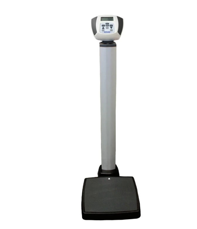 Pelstar Health o meter Model 599 Waist High Digital Scale with Height Rod, 272 kg Capacity, LCD Display