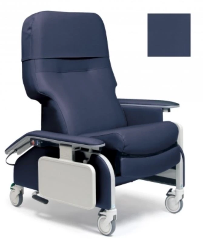 Lumex Deluxe Clinical Care Recliner with Dual Drop Arm, 350 lb Capacity, Manual, Graham-Field