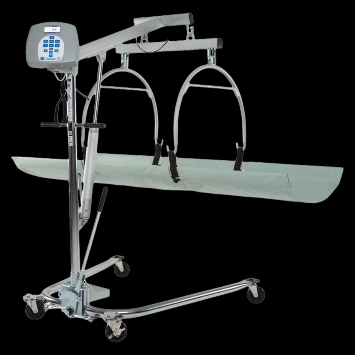 Pelstar Digi In-Bed/Stretcher Scale, Model 2000, 180 kg Capacity, 1.5" TFT-LCD Screen