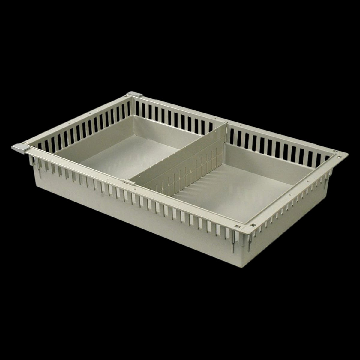 Harloff MedStor Max Cabinet Tray, Basket-Style ABS, 1 Divider