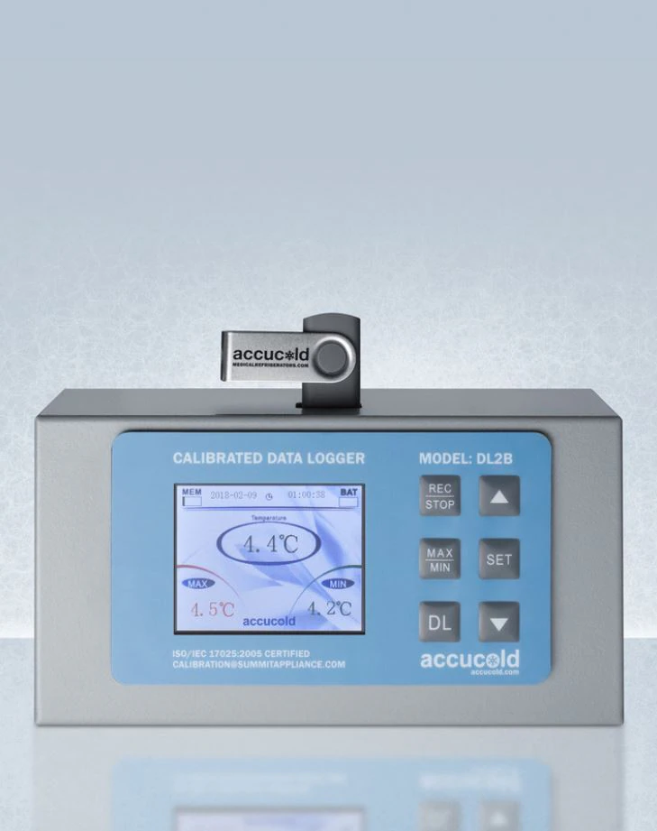 Accucold Digital Data Logger, Temperature Range -49°F to 248°F, Each