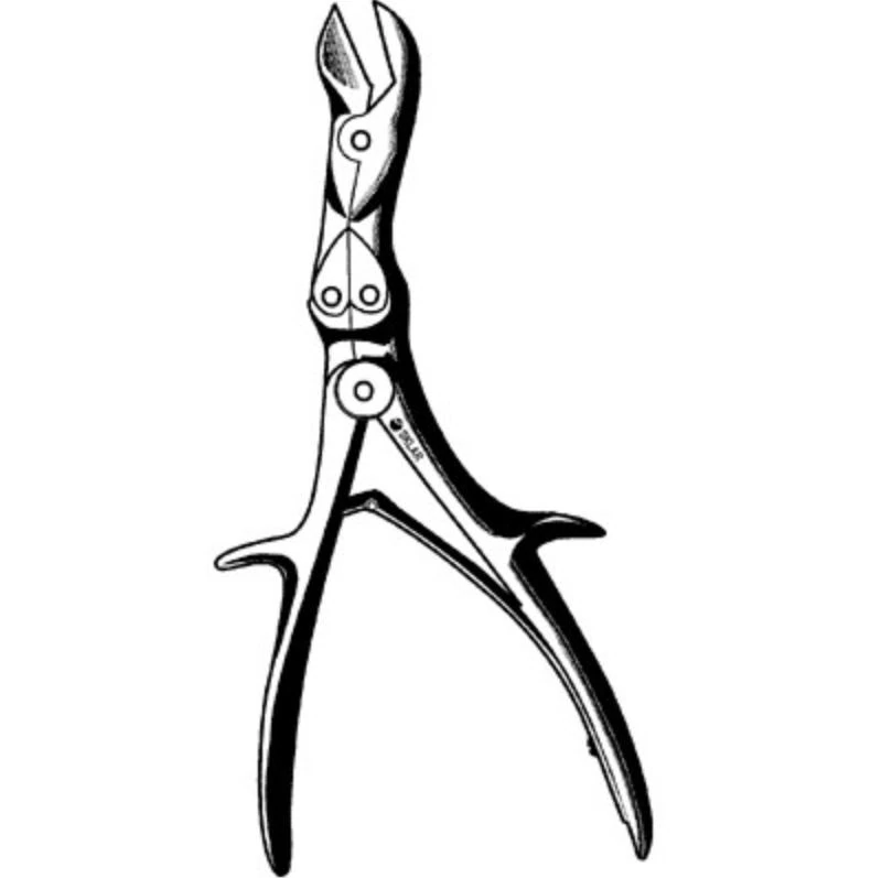 Stille-Horsley Bone Cutting Forceps, Angled, 10-1/2", Stainless Steel, Non-Sterile, Each