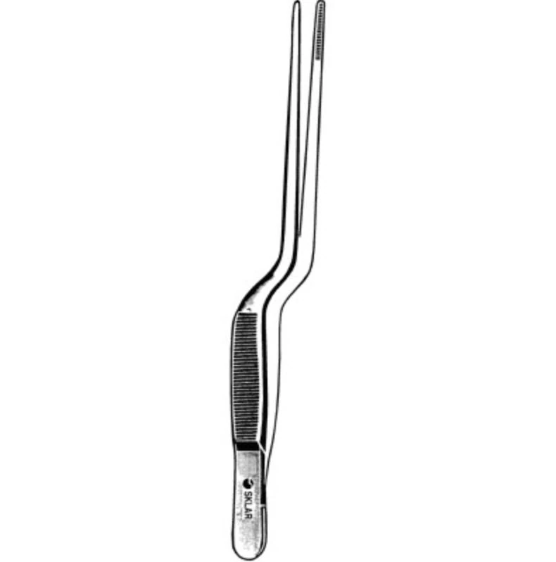 Sklar Adson Dressing Forceps, Straight, 7-1/8", Stainless Steel, Non-Sterile, Each
