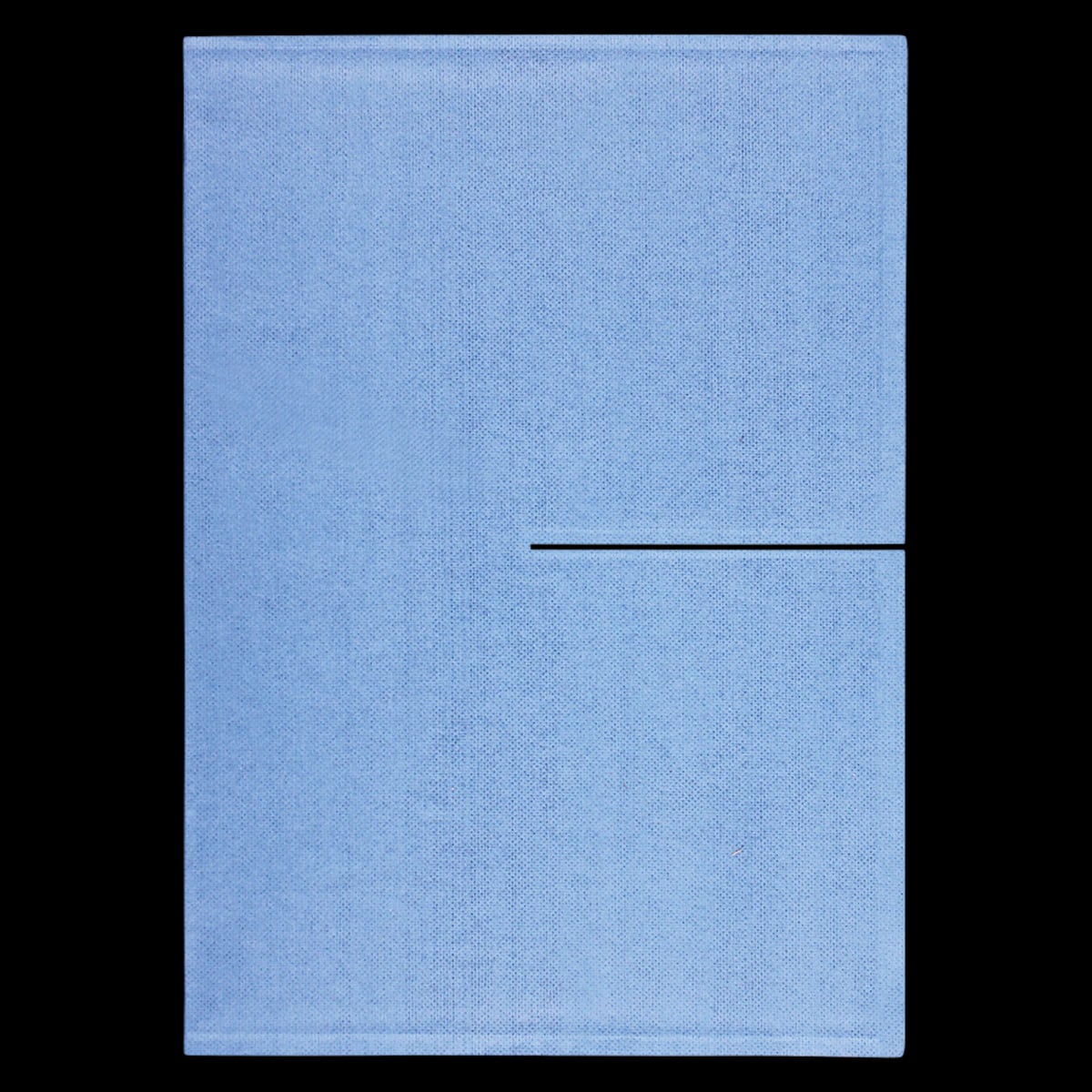 Scatter Armor Biliary Split Shield, Blue, 12x17", Lead Free, Center Slit Fenestration, 15/Box