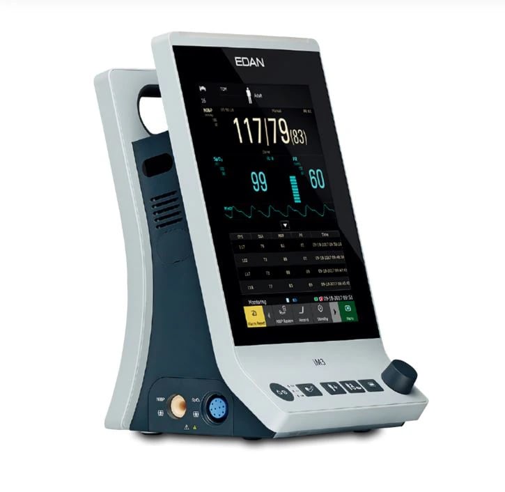Edan iM3 Patient Vital Signs Monitor with NIBP and SpO2, Touchscreen