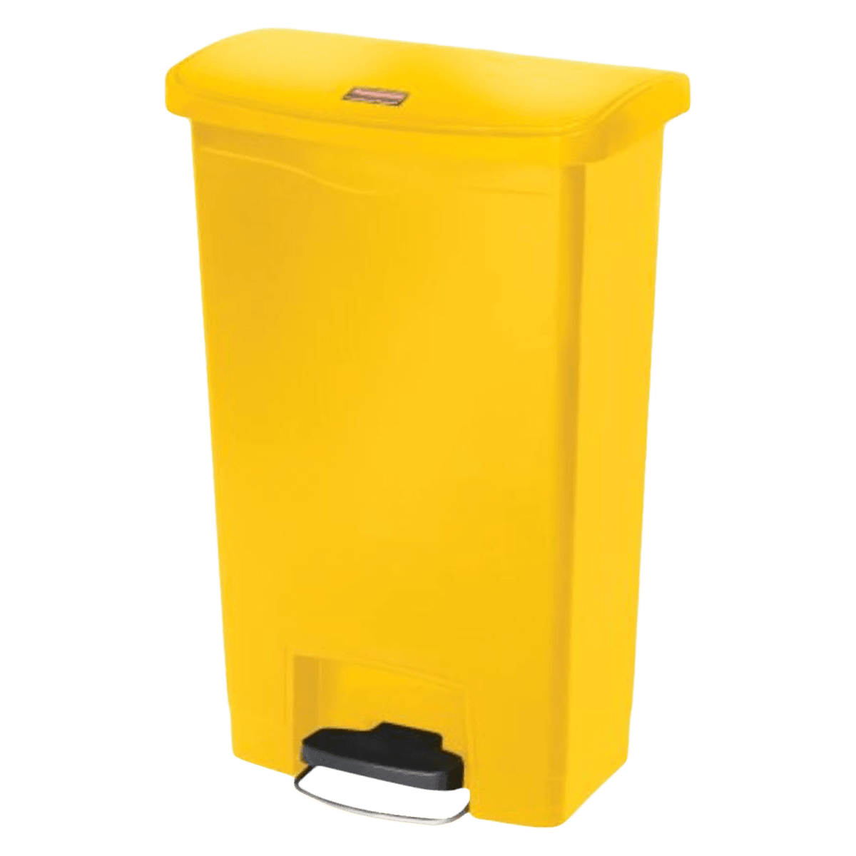 Rubbermaid Resin Front Step-On Waste Can, 13 Gallon