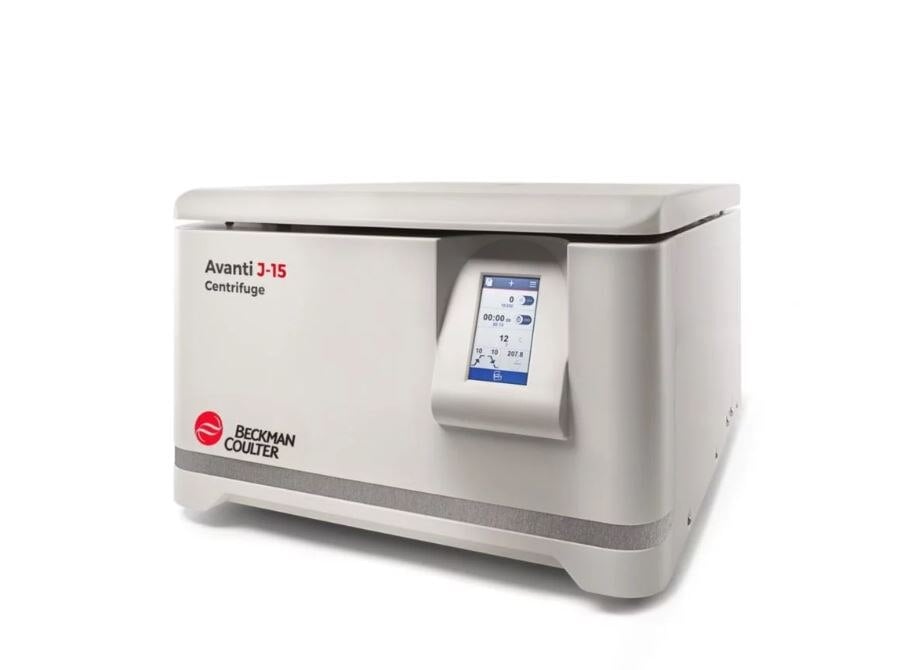 Beckman Coulter Avanti J15 IVD Benchtop Centrifuge, 4x750mL Swinging Bucket Rotor, 10,200 RPM, 100-120V, 50/60Hz