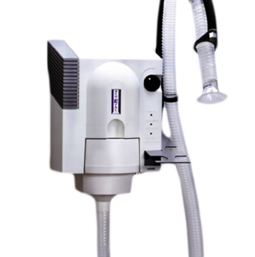 Acu-Evac Smoke Evacuator Starter Kit, Cart Mount, Foot Switch, Acuderm