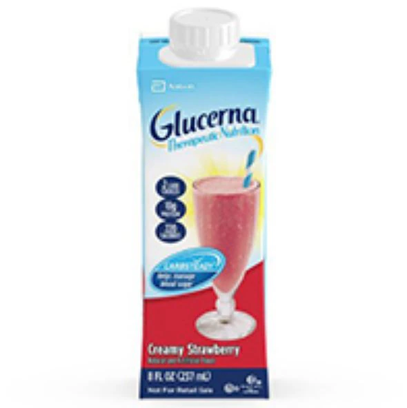 Glucerna Shake Strawberry, 8 oz Carton, 24/Case