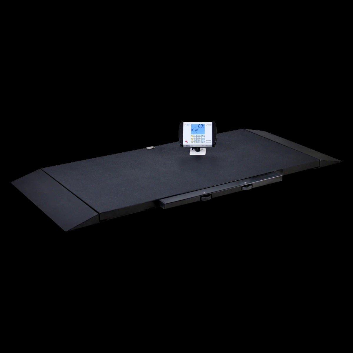 Detecto 8500 Series Stretcher Scale with 2 Ramps, 800 lb Capacity, Digital LCD