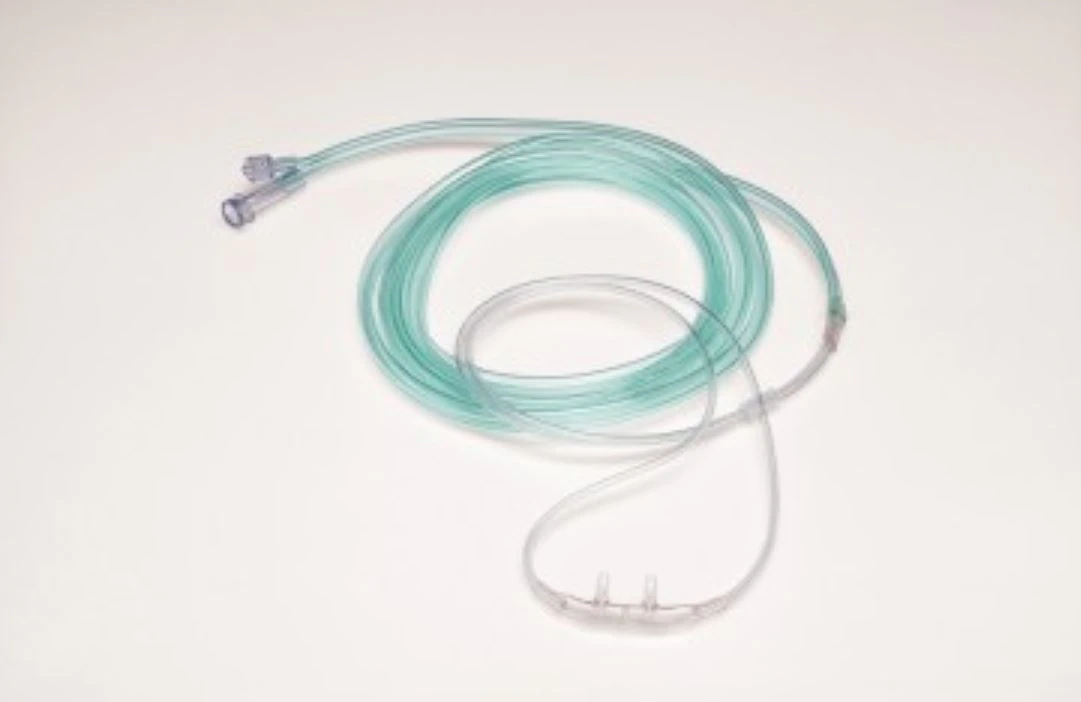 SunMed Capnography Cannula, Adult, Soft PVC, 7 ft Tubing, 25/Case