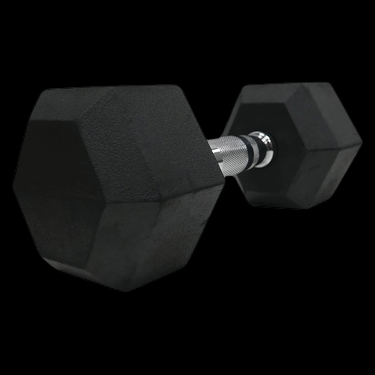 First Place Rubber Padded Hex Dumbbell, 20 lb