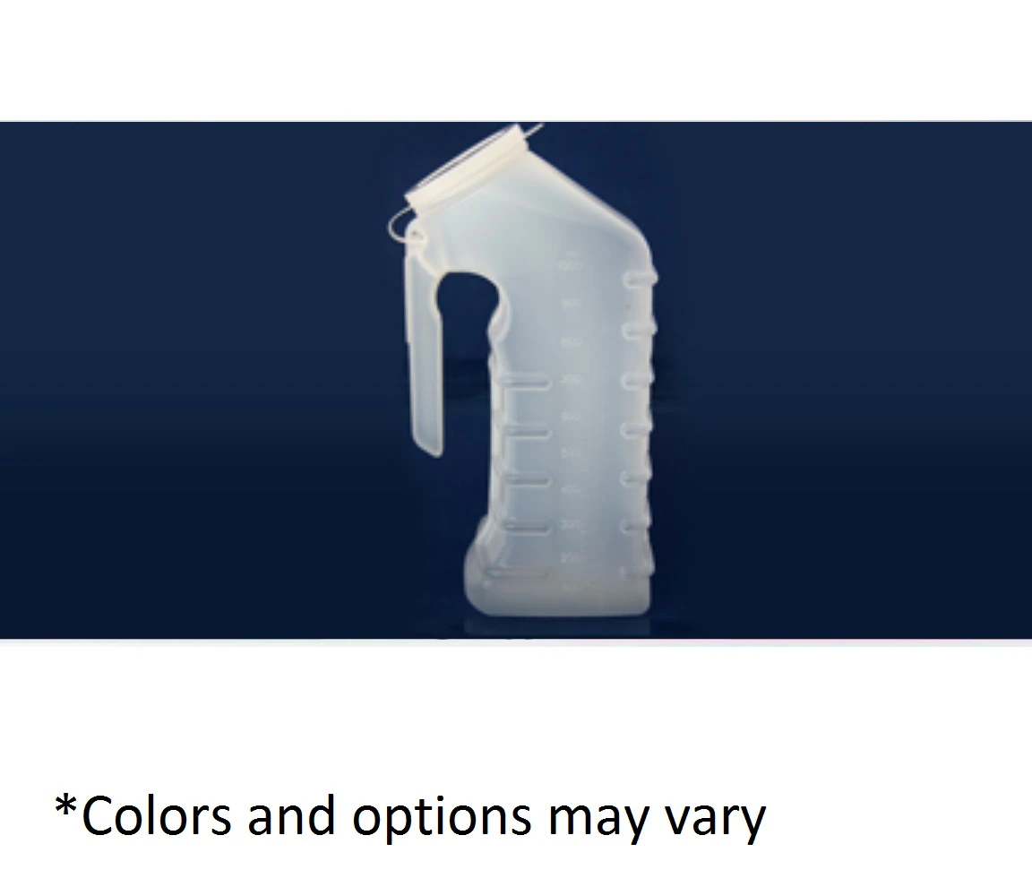 GMAX Industries Female Urinal, Disposable, Translucent, 1000 mL