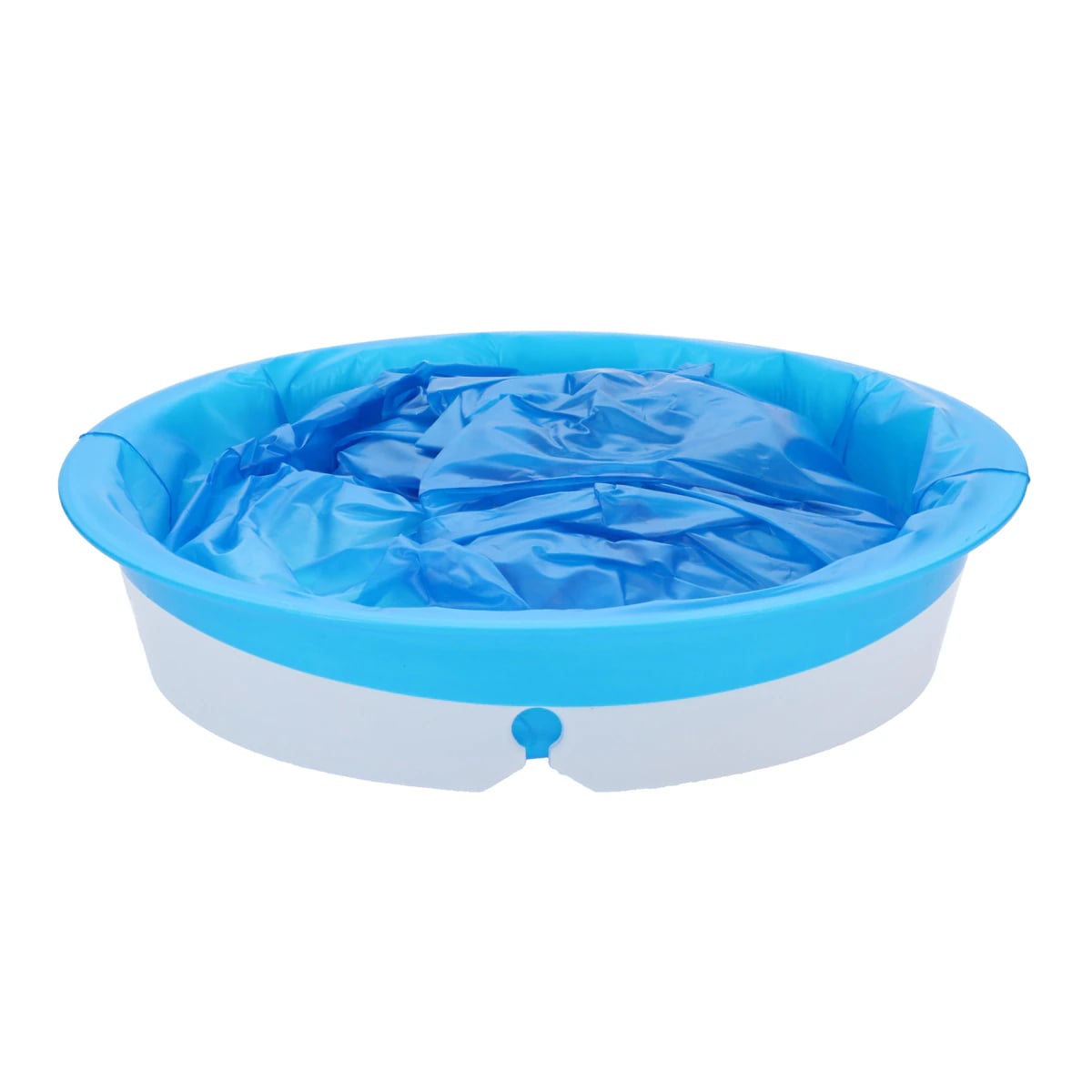 Emesis Bag with Ring, Graduated, Round, Blue, 1000cc