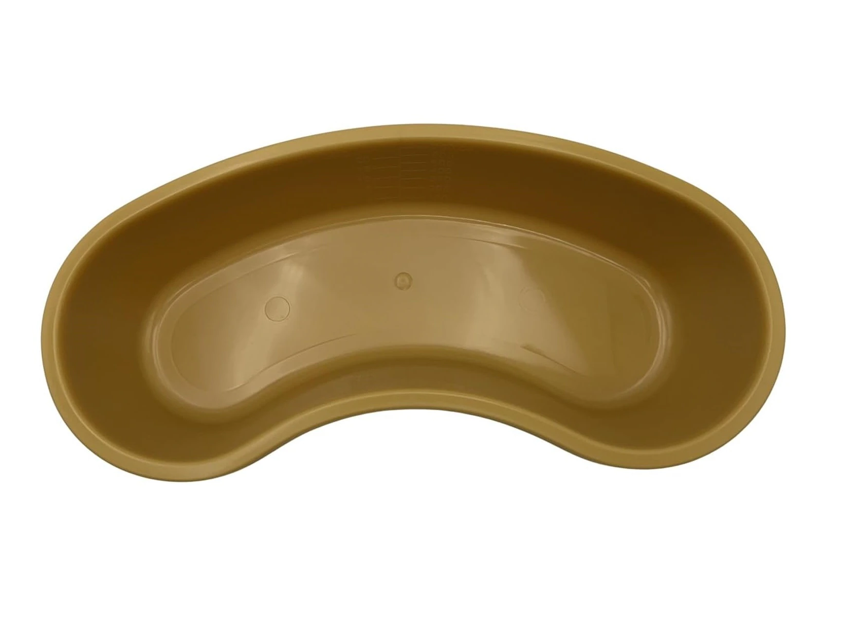 Emesis Basin, Kidney-Shaped, Plastic, 700mL, Gold