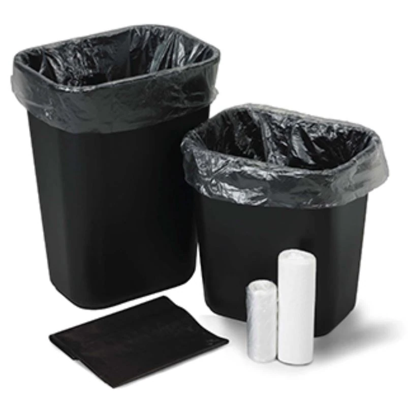 Medegen Trash Can Bags, LLDPE, 23" x 29", Brown, 0.50 mil, Star Seal, 50/Roll, 10 Rolls/Case (500 Bags/Case)