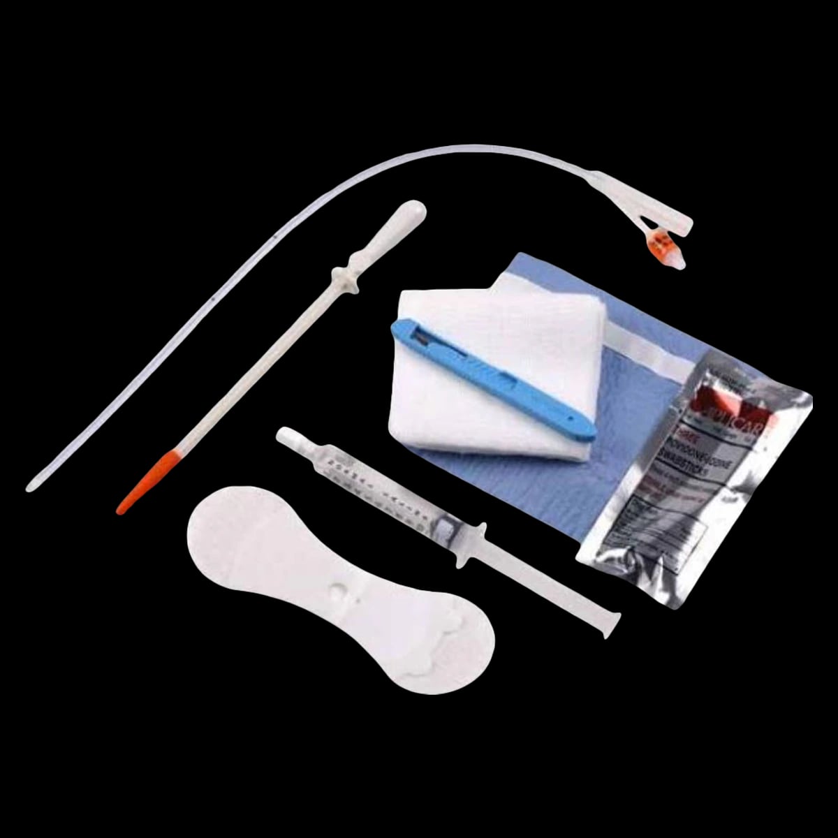 Utah Medical Supra-Foley Introducer Catheterization Kit, 16Fr