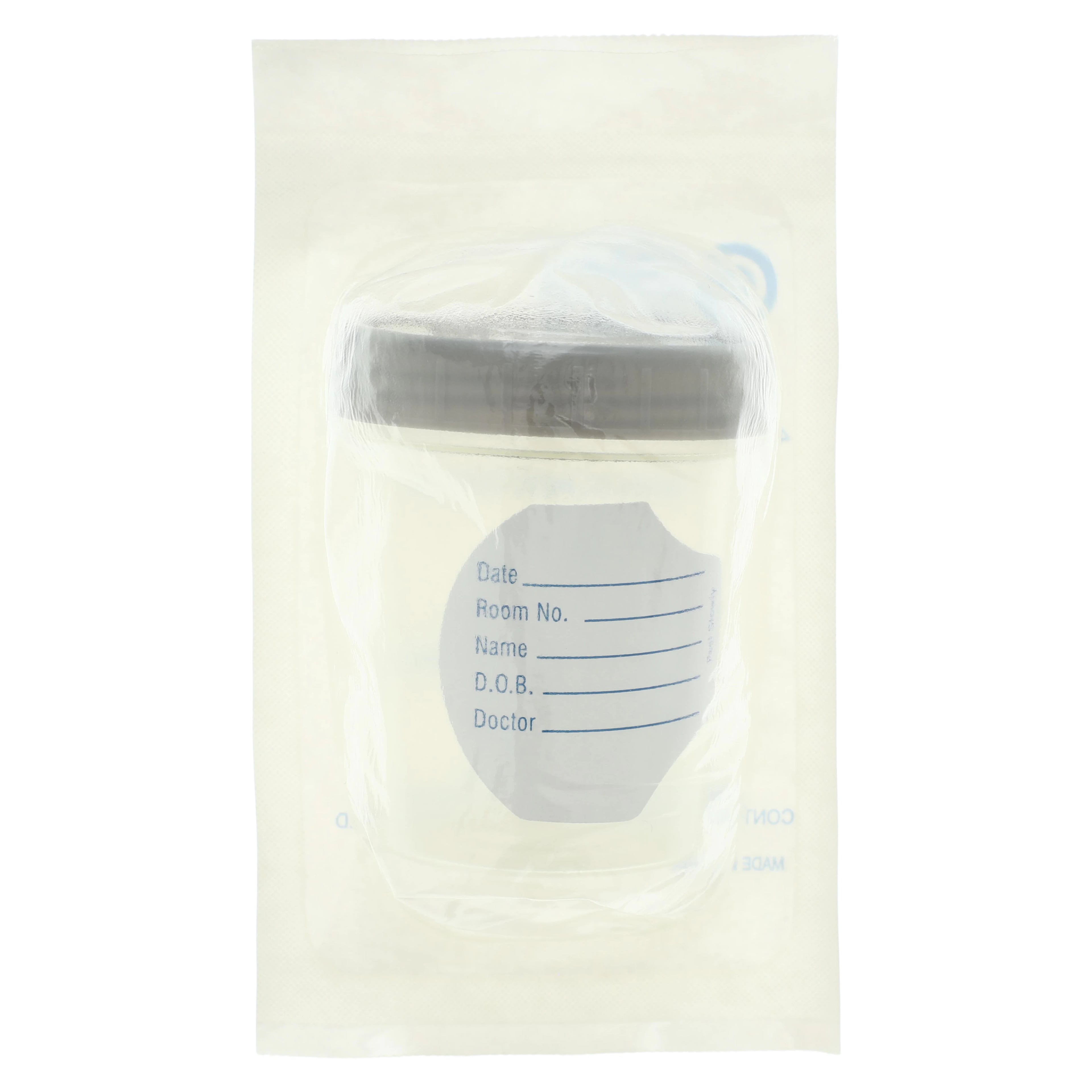 GMAX Industries Specimen Container, 120 mL, Sterile, Graduated, Clear, Peel Pouch, 100/Case