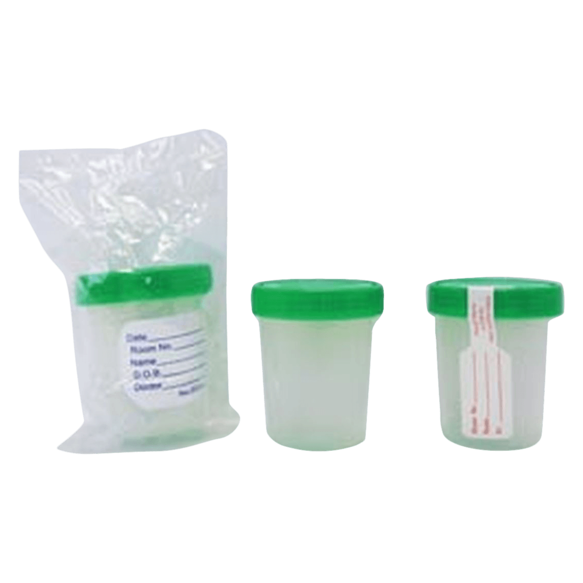 Pneu-Tube MAX Specimen Container, 90mL, Plastic, Sterile Inner Surface, Graduated, Tape Seal, Clear, 400/Case