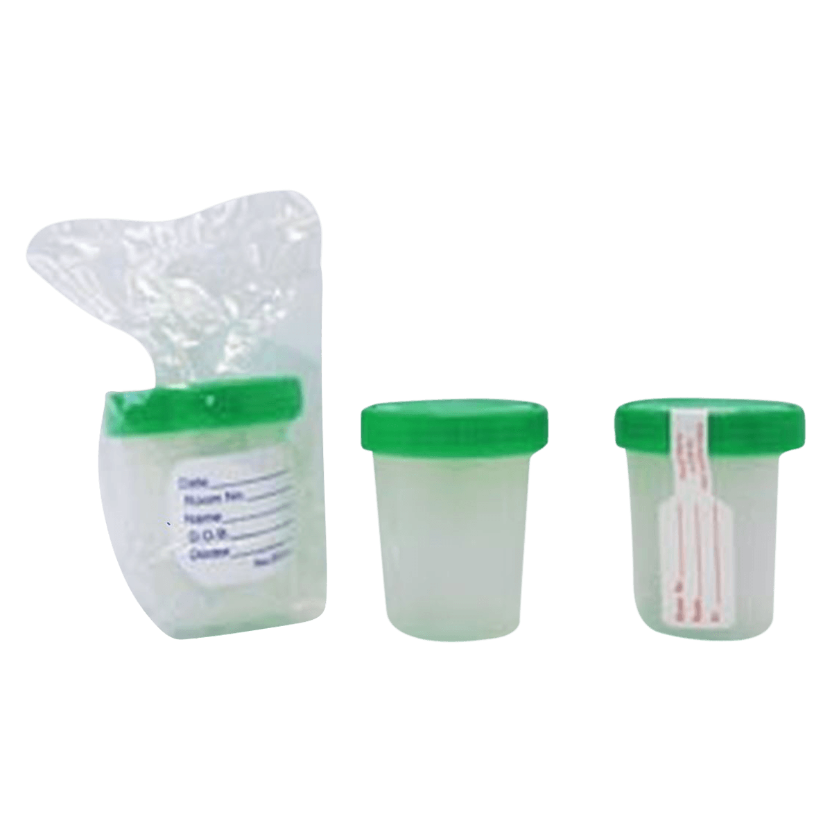 Pneu-Tube MAX Specimen Container, 120 mL, Plastic, Sterile Inner Surface, Graduated, Tape Seal, Clear, 300/Case