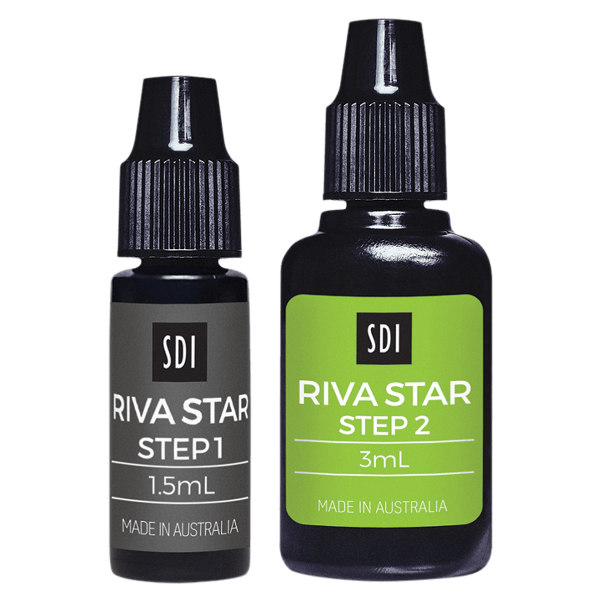 Riva Star Tooth Desensitizer 2-Step Bottle Kit, 1.5 mL Step 1 & 3.0 mL Step 2, 8800537