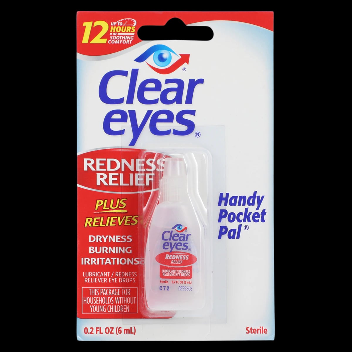 Clear Eyes Redness Relief Eye Drops, 6 ml Bottle