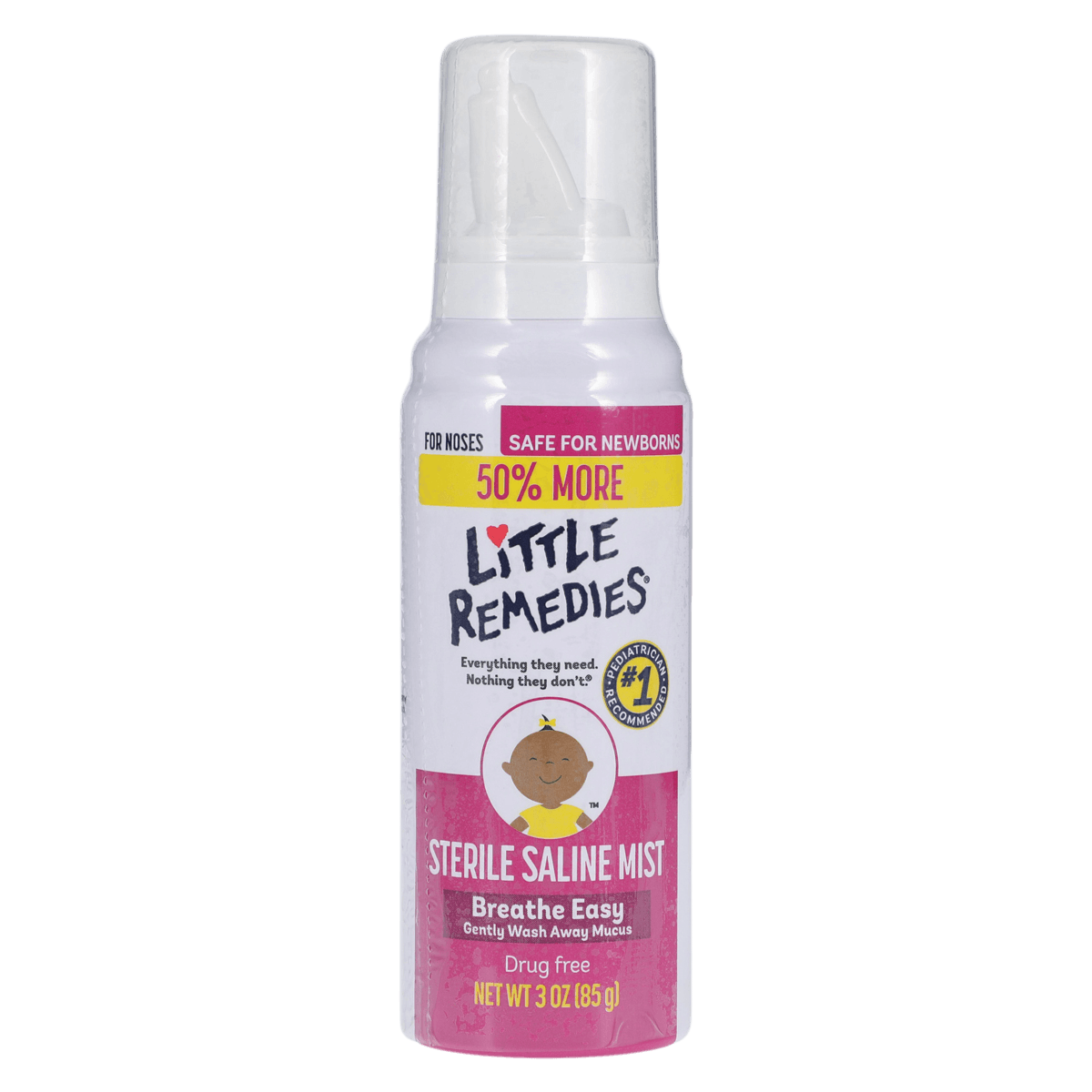 Little Remedies Sterile Saline Mist Spray, 3 oz/Bottle