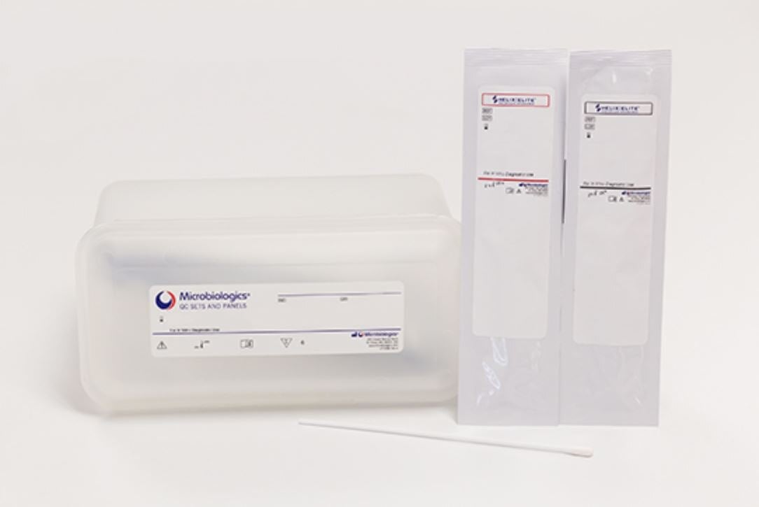 Microbiologics Group B Streptococcus (GBS) I Control Panel, Inactivated Swab, 12/Box
