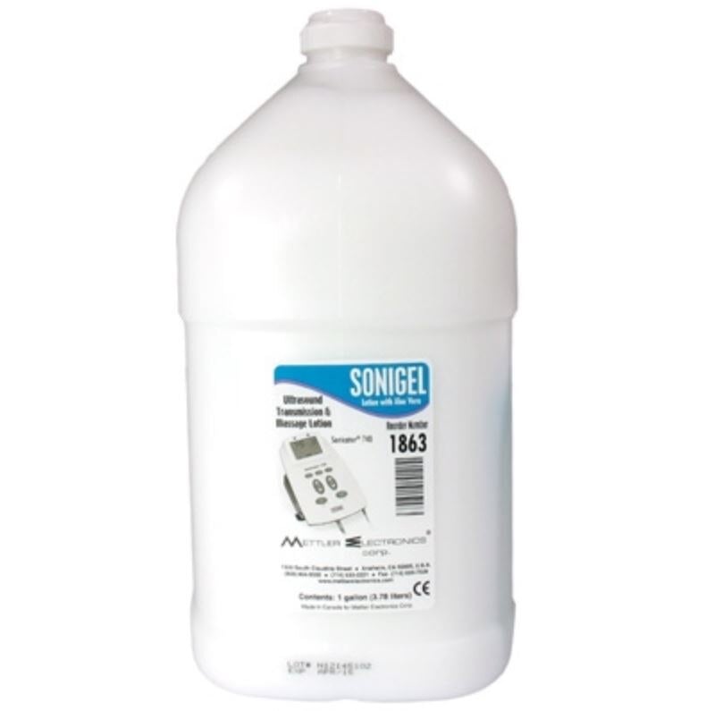 Mettler Electronics Sonigel Ultrasound Lotion with Pump Bottle, Aloe, 250 ml
