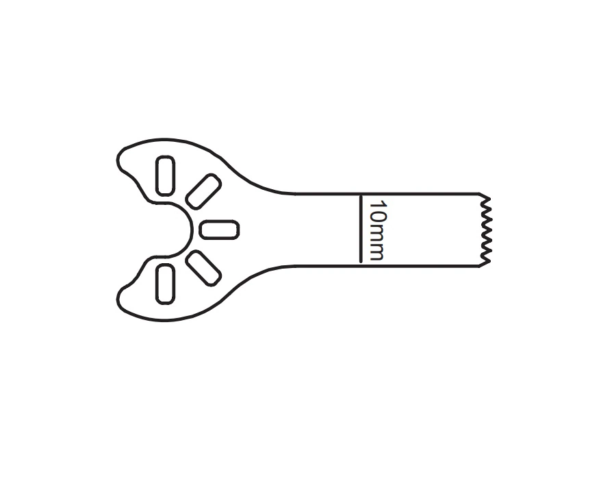 Brasseler USA Small Bone Saw Blade, Sagittal Oscillating