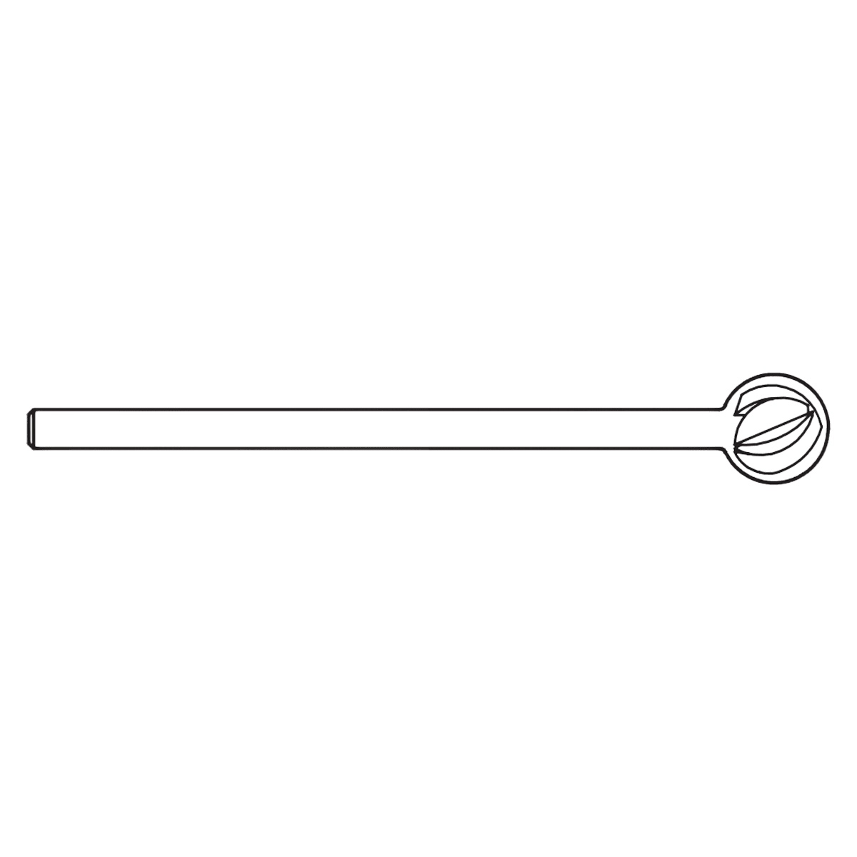 Brasseler USA Small Bone Micro Bur, Round