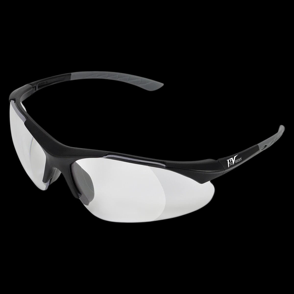 ProVision® Econo Loupes Bifocal Safety Eyewear, Black Frame/Clear Lens +1.5 Diopter