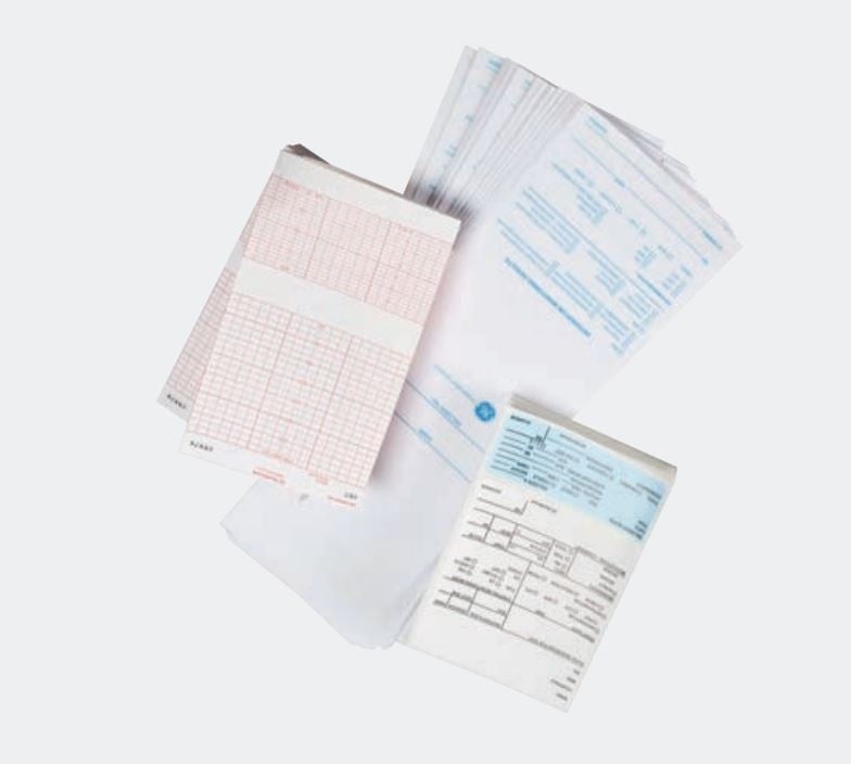SunMed ECG Chart Paper, Z-Fold for Fetal Monitor, 40/Case