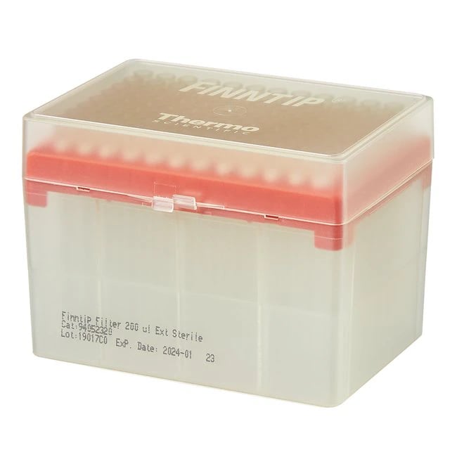 Thermo Scientific Finntip Pipette Tips, 200 µL, Sterile, Filtered, 960/Case