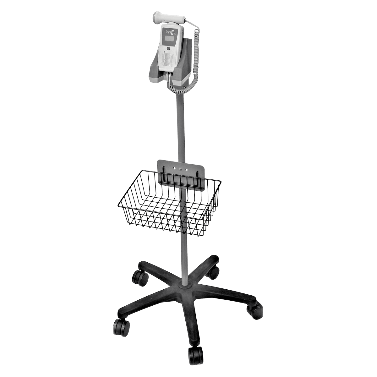 Newman Medical Rolling Stand for DigiDop 300/700 with Basket