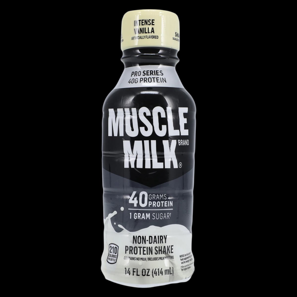 Muscle Milk Pro Series Protein Drink, Intense Vanilla, 14 oz Bottle, 12/Case