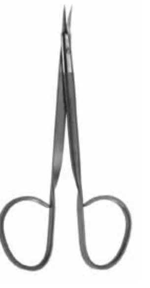 V Mueller Snowden-Pencer Stitch Scissors, Curved, 3-3/4" (9.5 cm), Non-Sterile, Reusable, Each