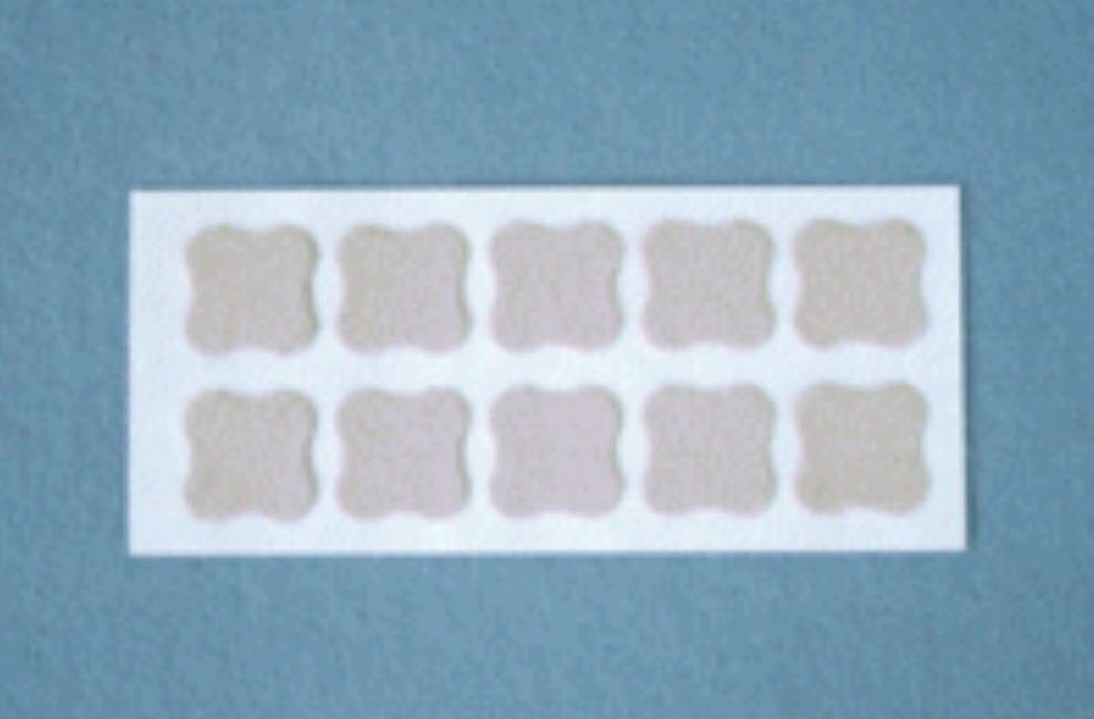 Coverlet Moleskin Adhesive, 0.8125" x 0.812" (Pack of 1)