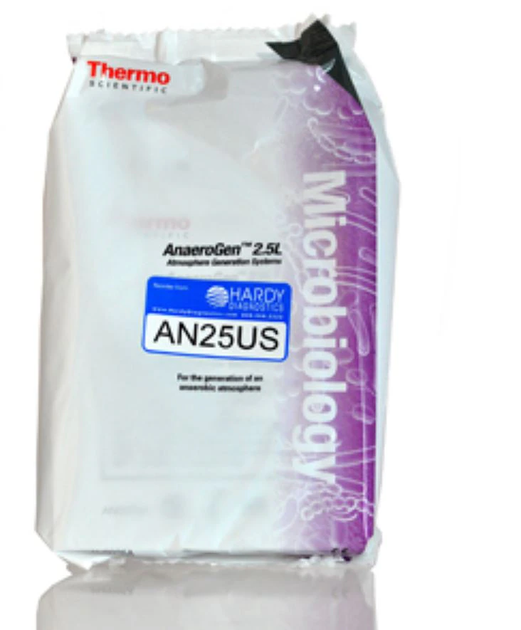 AnaeroGen Anaerobic Gas Generator for 2.5L Jar, 10 Sachets, No Water Needed