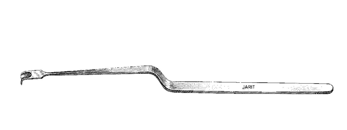Jarit D'Errico Nerve Root Retractor, 8-3/4" (8.75"), Stainless Steel, Non-Sterile, Reusable