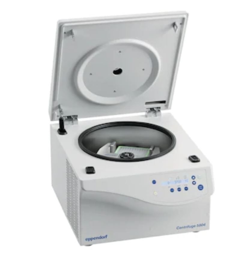 Eppendorf High Speed Centrifuge, 4x100mL, Fixed Angle Rotor, 50/60Hz