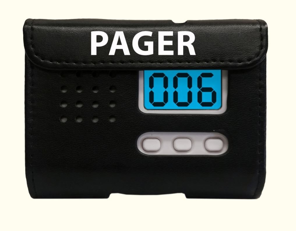 Smart Caregiver Corp Pager Caregiver with Case, Assistance Call Pager
