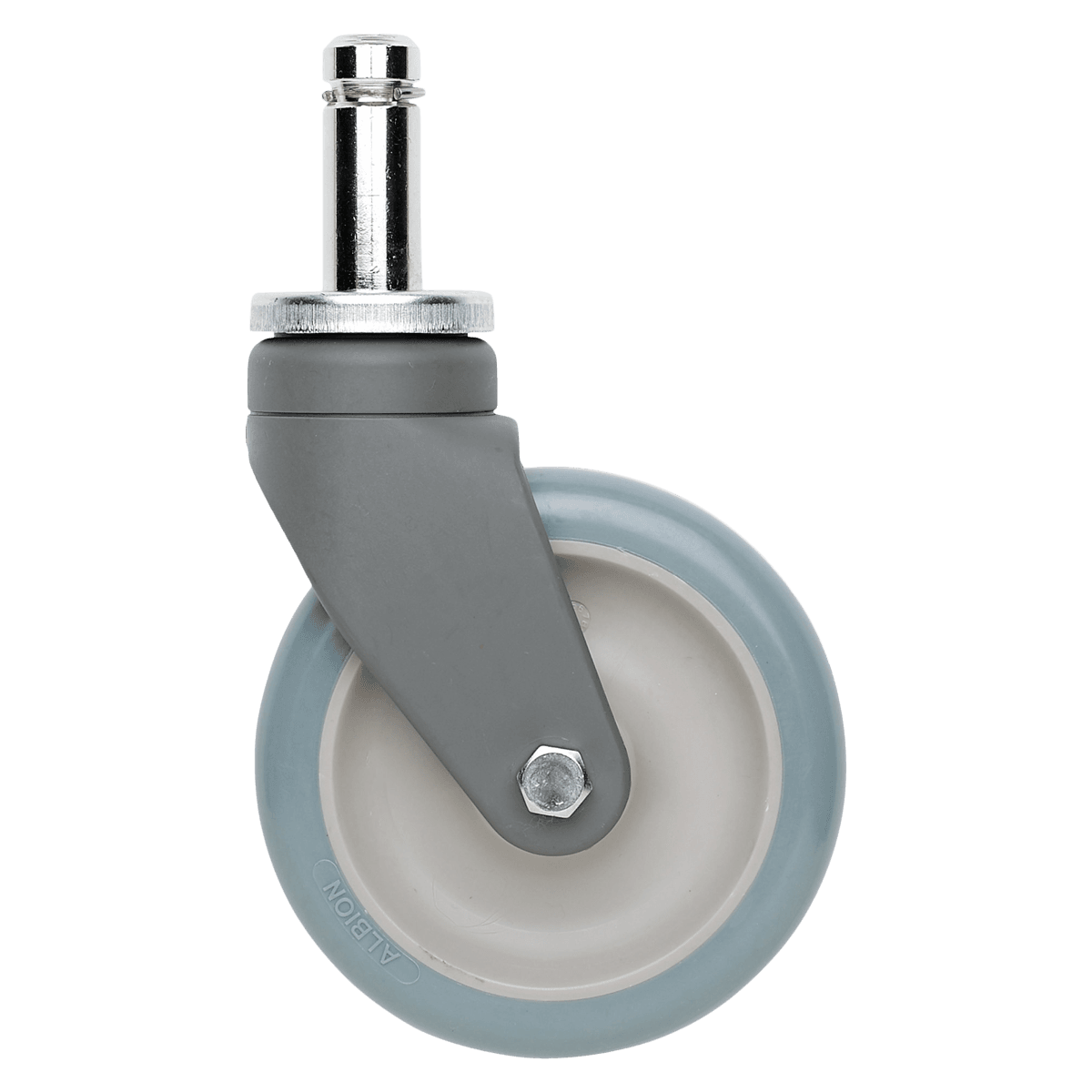 InterMetro MetroMax iQ Stem/Swivel Caster for Mobile Shelving, Each