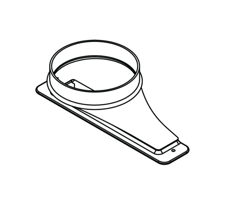 Labconco Upper Exhaust Transition Adapter, 6" Diameter