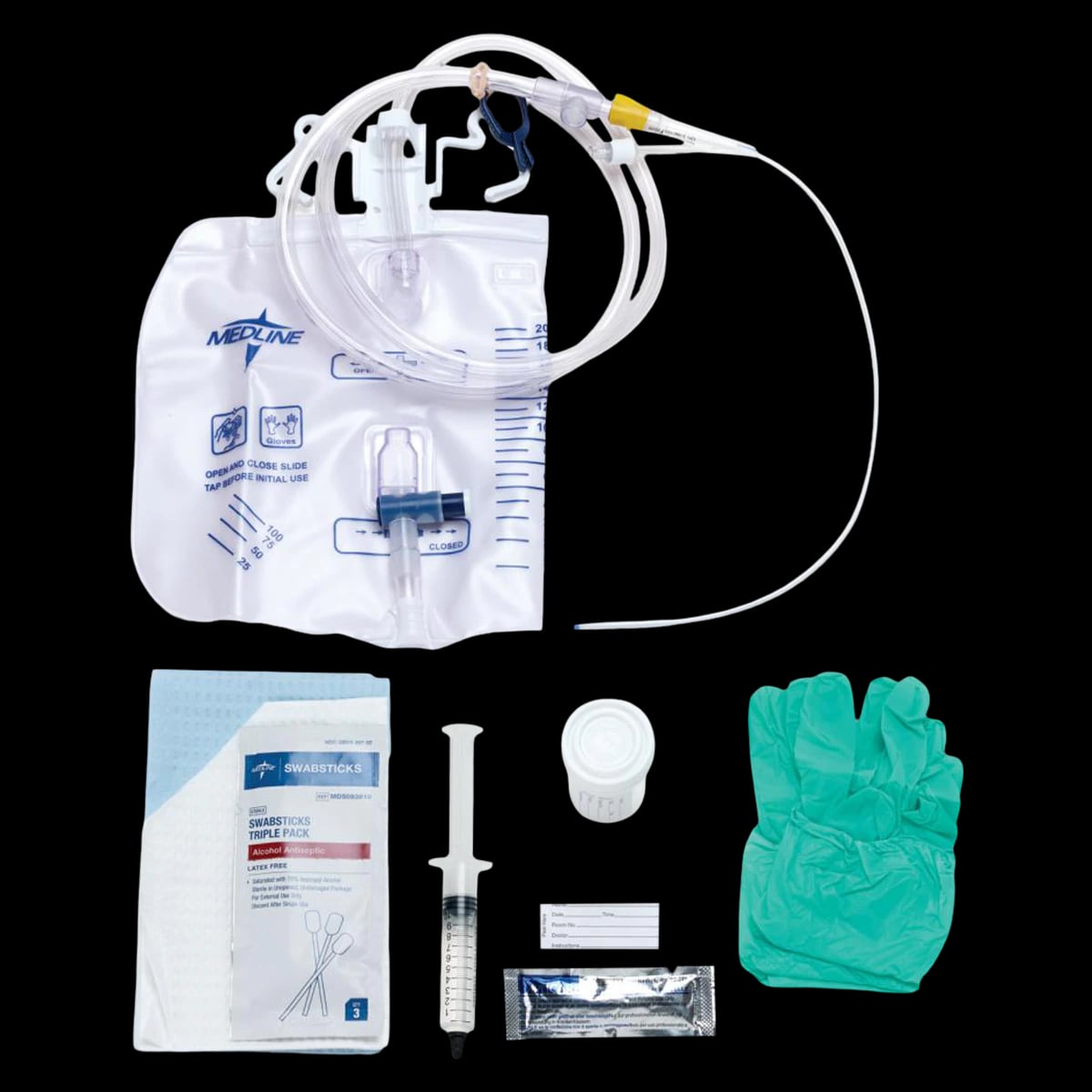 Medline Foley Catheter Tray, 14 Fr