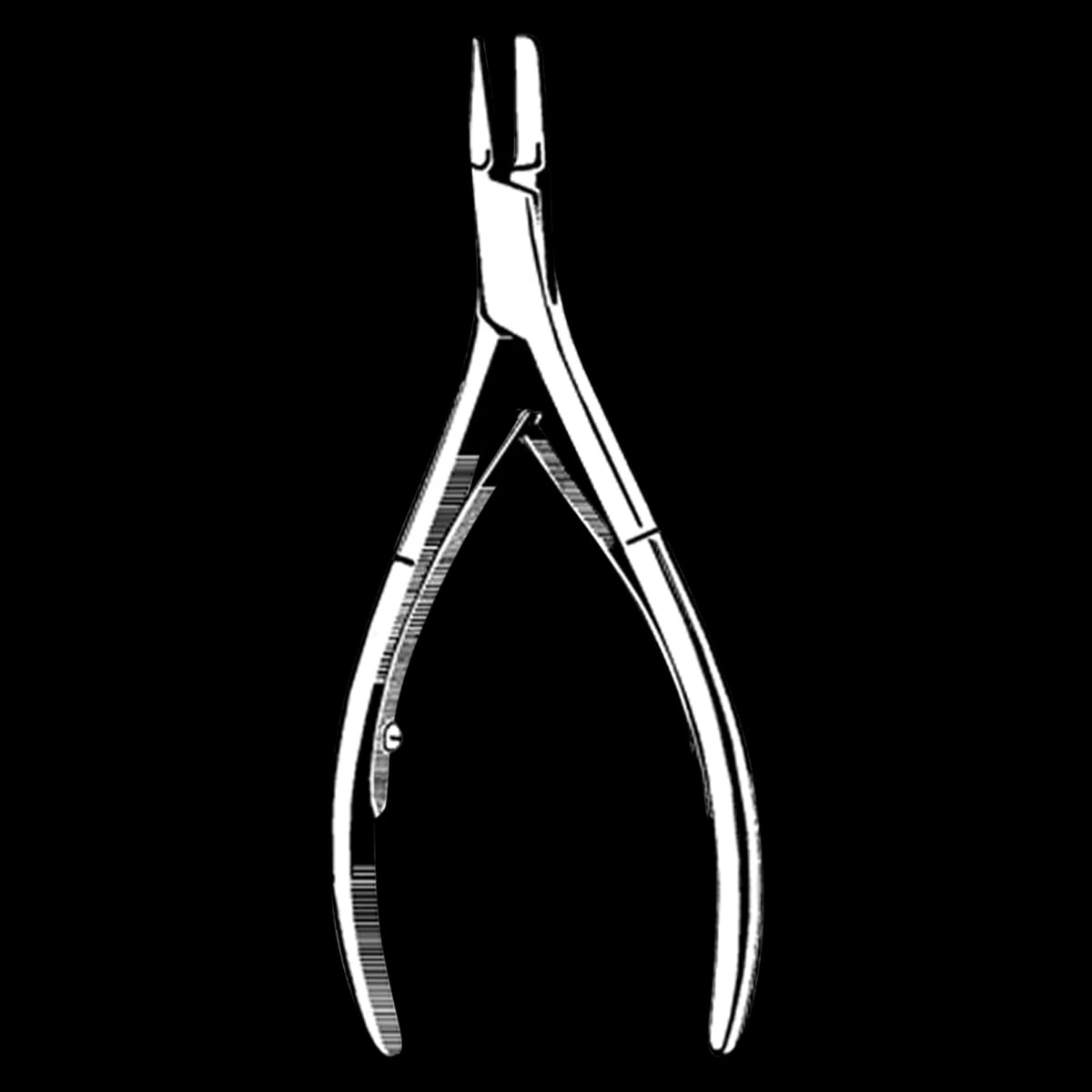 Sklar Econo English Anvil Ingrown Toenail Forceps, 5", Stainless Steel, Sterile, 50/Case