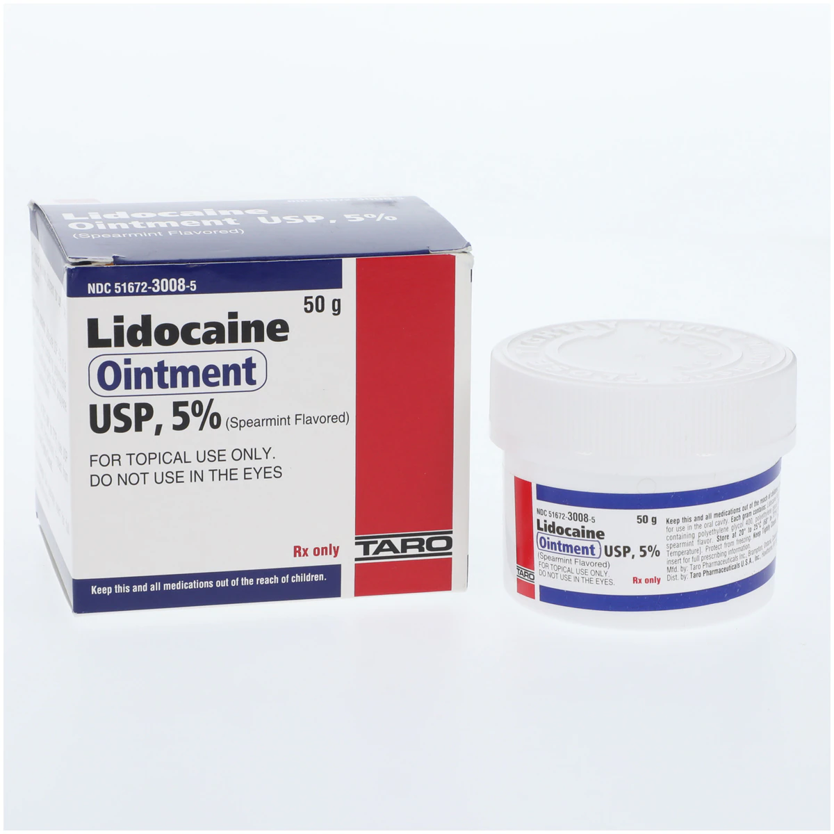 Lidocaine Topical Ointment 5%, 50g Jar
